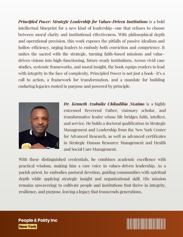 PRINCIPLED POWER: STRATEGIC LEADERSHIP FOR VALUES-DRIVEN INSTITUTIONS - Image 2