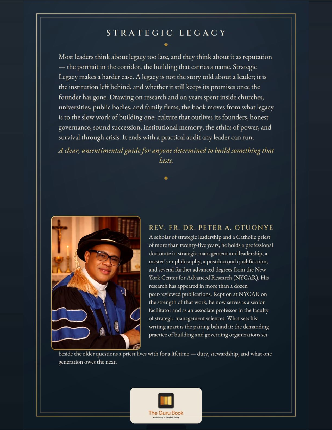 STRATEGIC LEGACY: Leadership, Power, and the Endurance of Institutions - Image 2